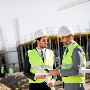 Two officials concerned at job site