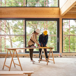 Employees on job site