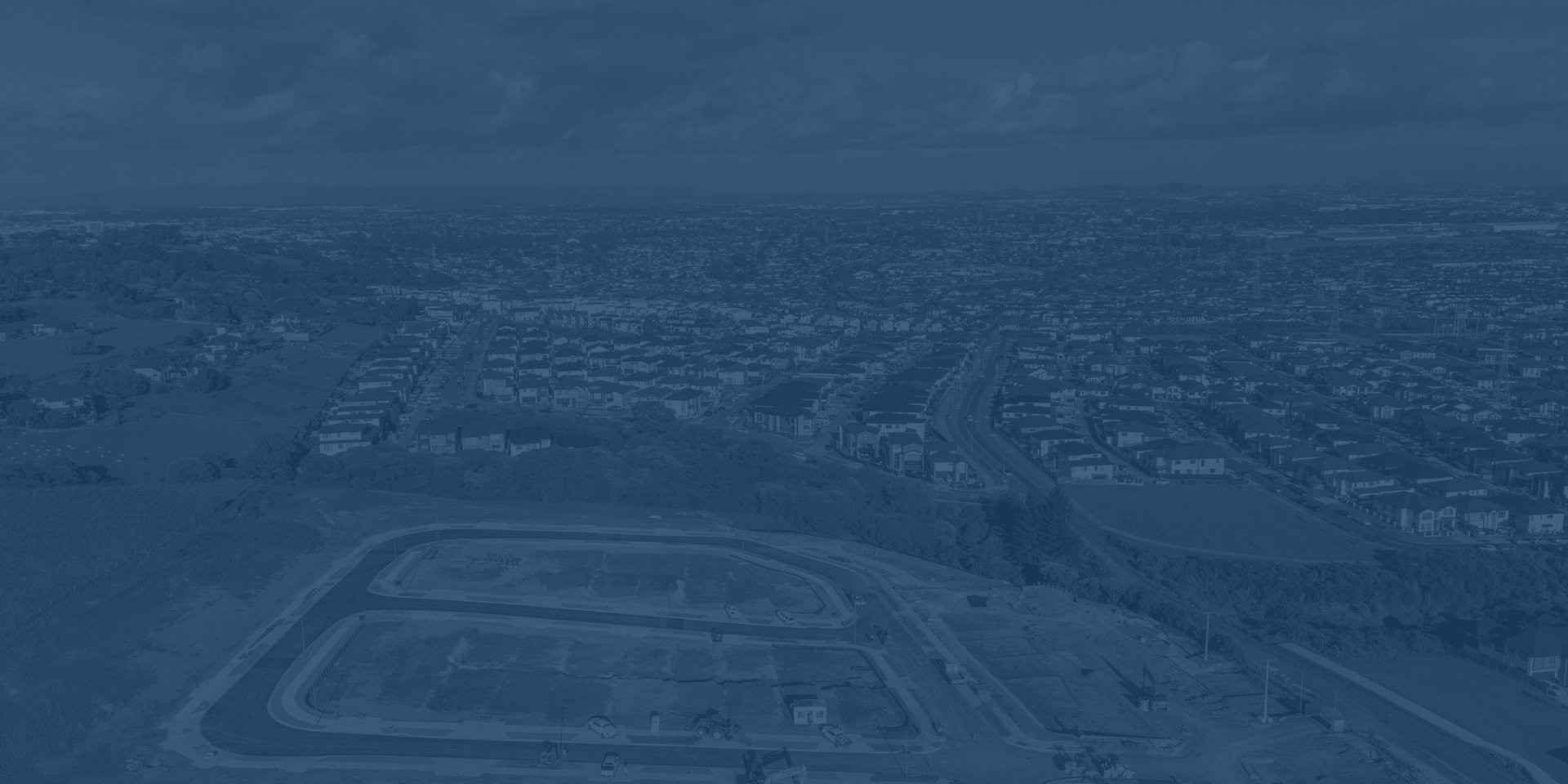 development-in-progress-blue-background