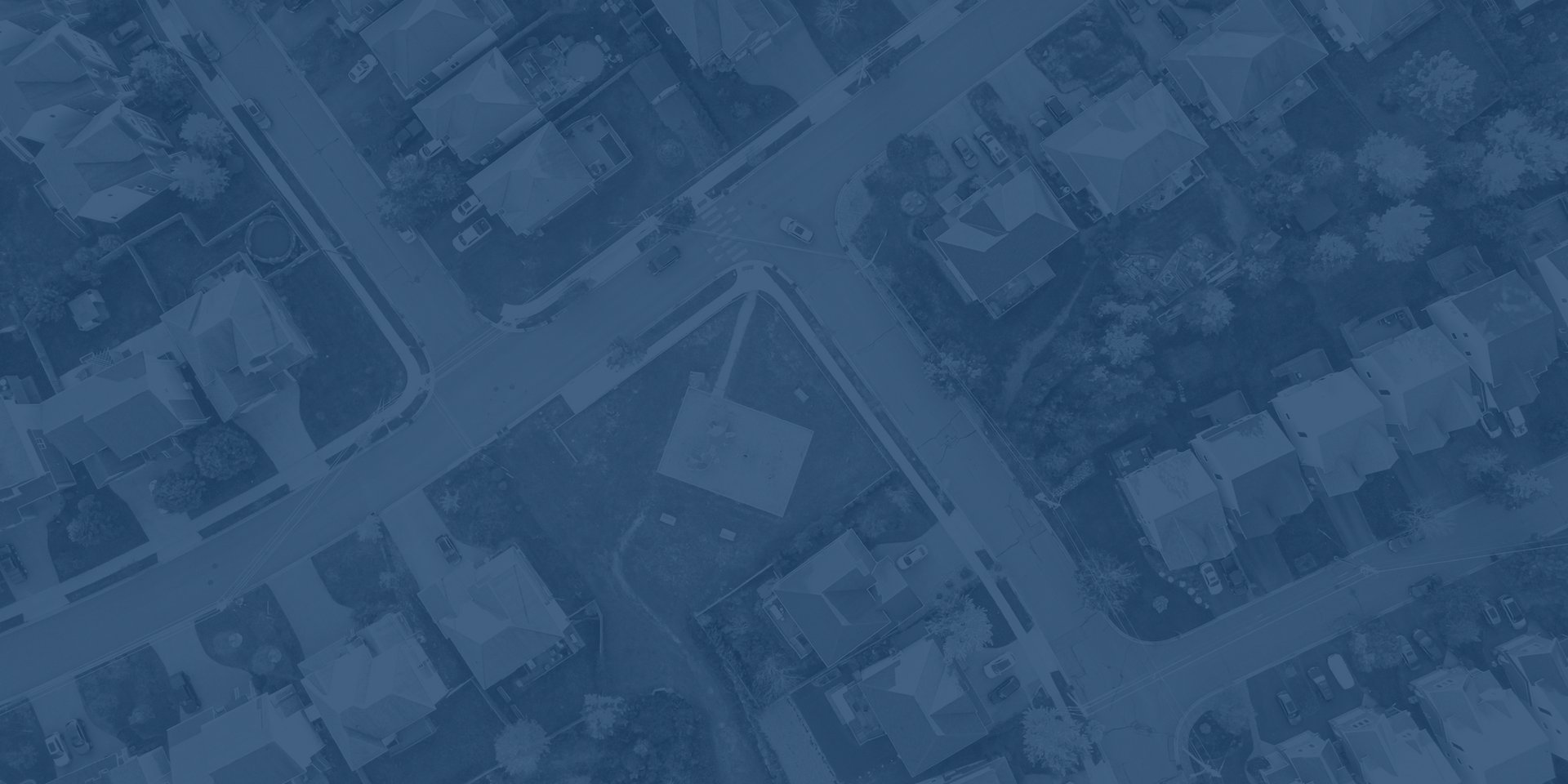 Residential neighborhood aerial