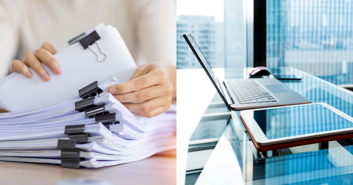 before-after-papers-vs-digitized-clean-desk